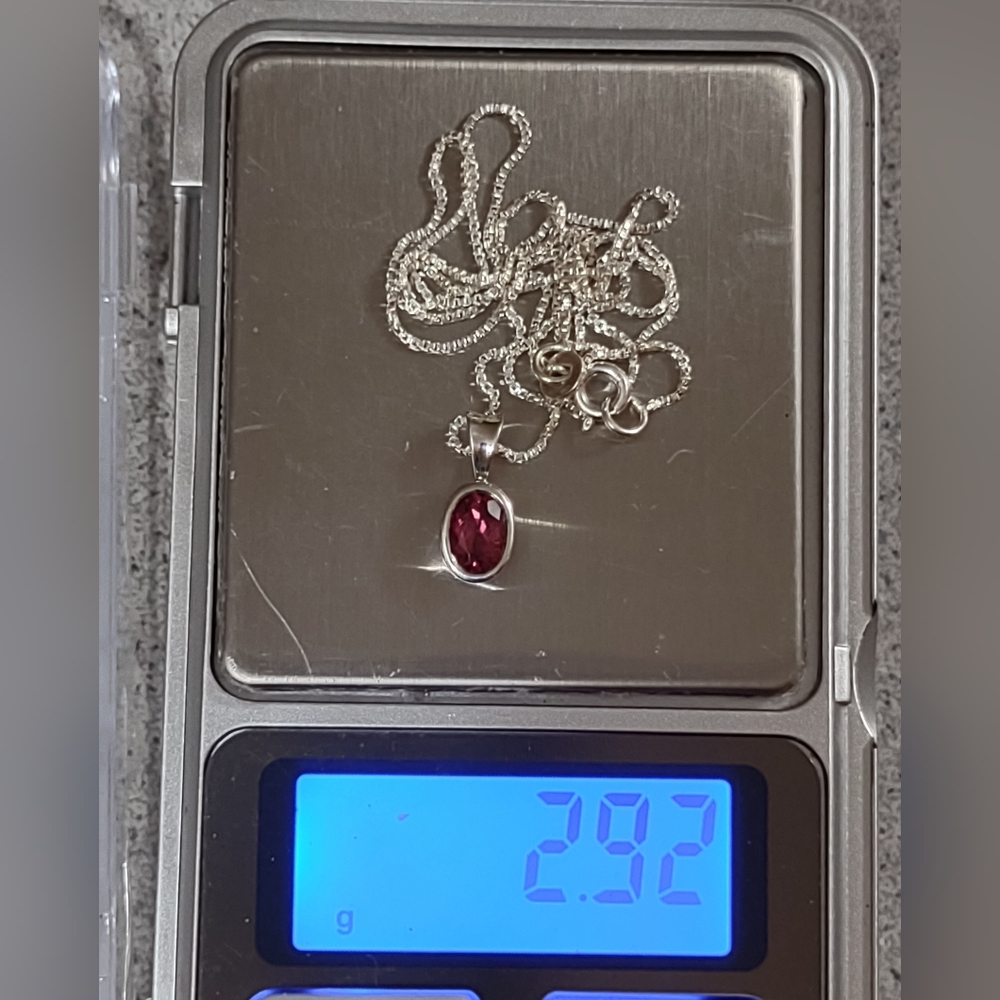 Lower Price!*Pink Tourmaline Necklace - Picture 4 of 6